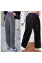 2 Li Reşme Paça Women's Sweatpants (Regenerated Fabric)