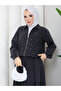 Women's Stone Detailed Skirted Two-Piece Denim Set - 3