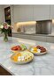 3-Piece Ceramic Serving Dish with Cute Cat Figures, 14 cm Wide, Snack Bowl, Sauce Bowl, Bowls - 3