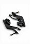 Women's Black Medium Heel Stiletto Satin Bow New Season F6172 - 7
