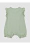 Girls Baby Ruffled Jersey Romper 3-Piece - 3