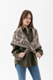 Women's Triangle Patterned Reversible Knitwear Shawl – Soft-Textured Winter Shoulder Shawl, Modern & Stylish Women's Scarf - 6