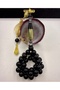 Handcrafted, Marbled, Black Amber Prayer Beads That Resemble the Imame Simsiyah Oltu. - 3