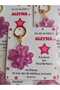 Star Themed Card Gift Keychain (5 Pieces) Birthday/Baby Shower/Mevlüt Gift - 6