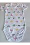 Girl Boy Child Baby Short Sleeve Snap Fastener Bodysuit-Badi 100% Organic Cotton 3.5-4-5-6 Years Old - 5