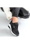 Geja Black Leather Laced White Sole Sports Shoes - 5