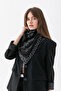 Women's Triangle Patterned Reversible Knitwear Shawl – Soft-Textured Winter Shoulder Shawl, Modern & Stylish Women's Scarf