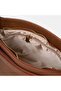 Women's Tan Textured Zip Detail Messenger Bag - 6