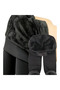 Guangzhou Plush Fleece Cotton Luxury Fabric Thermal Tights Size: L/Xl Black - 5