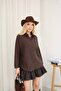 Women's Linen Oversized Shirt, Long and Comfortable Cut, Pocketed Buttons, Stylish Model Suitable for Hijab Combination. - 6