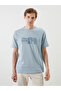 Nevavm Oval Collar Printed Combed Cotton Men's T-Shirt