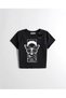 Black Babby Tee Frame Face Butterfly Custom Design - 2