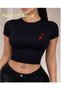 Black Babby Tee with Needle Special Design