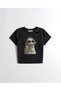 Black Babby Tee Stone Patterned Cats Special Design - 2