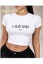 White Babby Tee Califonia Special Design