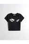 Black Babby Tee Hard Gaze Special Design - 2