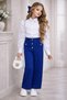 Girl's Pants and Shirt Bag Piece Set with Buckle - 2