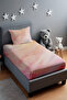 Pastel Heart Clouds Patterned Bedspread and Pillowcase - 2