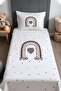 Love Road Patterned Bedspread and Pillowcase