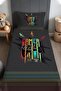 Game Enthusiast Patterned Bedspread and Pillowcase