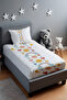 Smiling Sky Patterned Bedspread and Pillowcase - 2