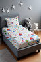 Tiny Drawings Patterned Bedspread and Pillowcase - 2
