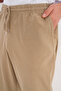 Mink Men's Cotton Linen Mixed Comfortable Fit Trousers - 4