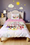 Fairytale Castle Princesses Patterned Single Duvet and Pillowcase - 2