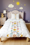 Smiling Sky Patterned Single Duvet and Pillowcase - 2