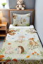 Cute Forest Friends Patterned Single Baby Kids Piqué Set - 2