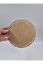 Wooden 18X18 cm 10 Pieces Tray Knitting Plate Supla Perforated Coaster Crochet Base Craft Basket Base - 2