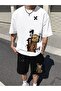 Unisex Good Person X Printed Special Design Oversized T-Shirt and Shorts Set - Top and Bottom Set