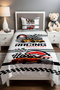 Speed Passion Patterned Single Baby Kids Piqué Set