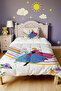 Rainbow Girls Patterned Single Duvet and Pillowcase - 2