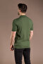 Men's Khaki Knitwear T-Shirt - 5