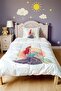 The Dream of the Sea Girl Patterned Single Duvet and Pillowcase - 2