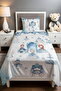 Winter Tale Patterned Single Baby Kids Piqué Set