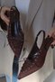 Best Capsule Lace-Up Detailed Pointed-Toe Short Kitten-Heel Women's Shoes - 5