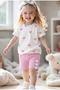 Girl's Summer Top and Bottom Set Cotton