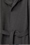 ALLBUCKS PULL&BEAR بغطاء رأس UZUN جوخ ناعم معطف ABPNB3762 - 6