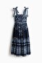 Tie-strap cotton dress - 5