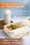 Lunch Box with Coffee Cup/Juice Cup Bento Box 3-Piece Elegant Insulated Ramadan Iftar Box Set - 4