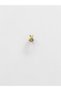 Yellow Enamel X Model Gold Color Zircon Stone Minimal Steel Non-Tarnish Earrings - 3