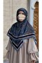 Cotton Pcs Soft Minâ Pattern Scarf-Navy Blue - 6