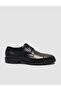 Black Genuine Calf Leather Leather Lace-Up Classic Men's Shoes