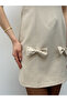 Valeria Bow Detail Stone Dress - 2