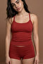 Women's 3-Piece Red Stitch-Free Second Skin Feel Premium Seamless Boyshort Boxer - 3