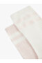 Striped 2-Piece Set of Cotton Socks - 3