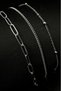 Three Chain Steel Bracelet |   Steel Chain Bracelet |   It Doesn'T Get Dark |   St Series - 2