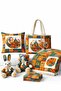 Patchwork Fabric Set – 100% Cotton Patterned Fabric Coupons for Sewing and Hobby - 7